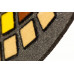 Коврик придверный 40х68см. Мозаика коричневый Euroflock 20674 Коврик придверный 40х68см. Мозаика коричневый Euroflock 20674