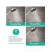 Лейка для душа хром Hansgrohe Pulsify 105 24100000
