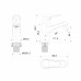 Смеситель для раковины белый матовый WONZON & WOGHAND WW-A40212-MW