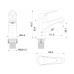 Смеситель для раковины черный матовый WONZON & WOGHAND WW-A40212-MB