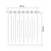 Штора для ванной Bath Plus Sand BIG 200x240 ST-013