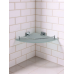 Полка стекло угловая 1-этажная Classic Quadro D020