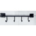 Планка 4 крючка Classic Quadro Black DB016