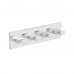 Планка с четырьмя крючками хром на клейкой основе Langberger Molveno 71134